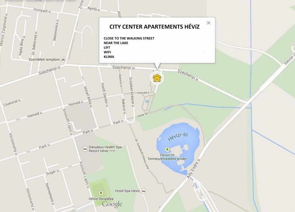 City Center Apartments Хевиз Экстерьер фото